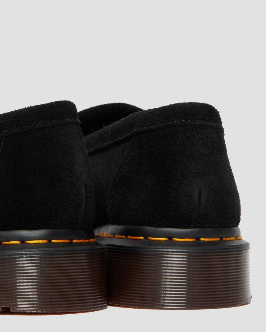Dr Martens Adrian Snaffle Süet Kadın Loafer Ayakkabı Siyah  Türkiye |  91827-YMUS