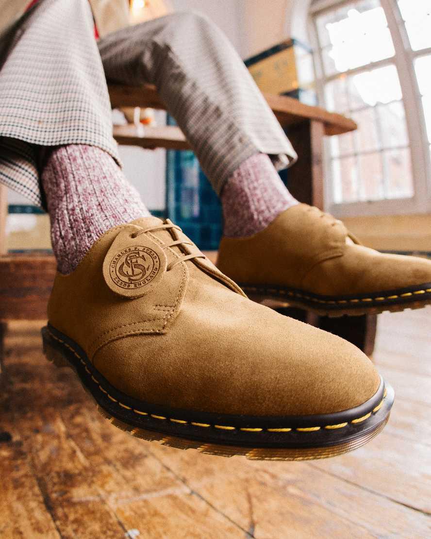 Dr Martens Archie II Made in England Süet Kadın Oxford Ayakkabı Koyu Kahverengi  Türkiye |  27650-KAPL