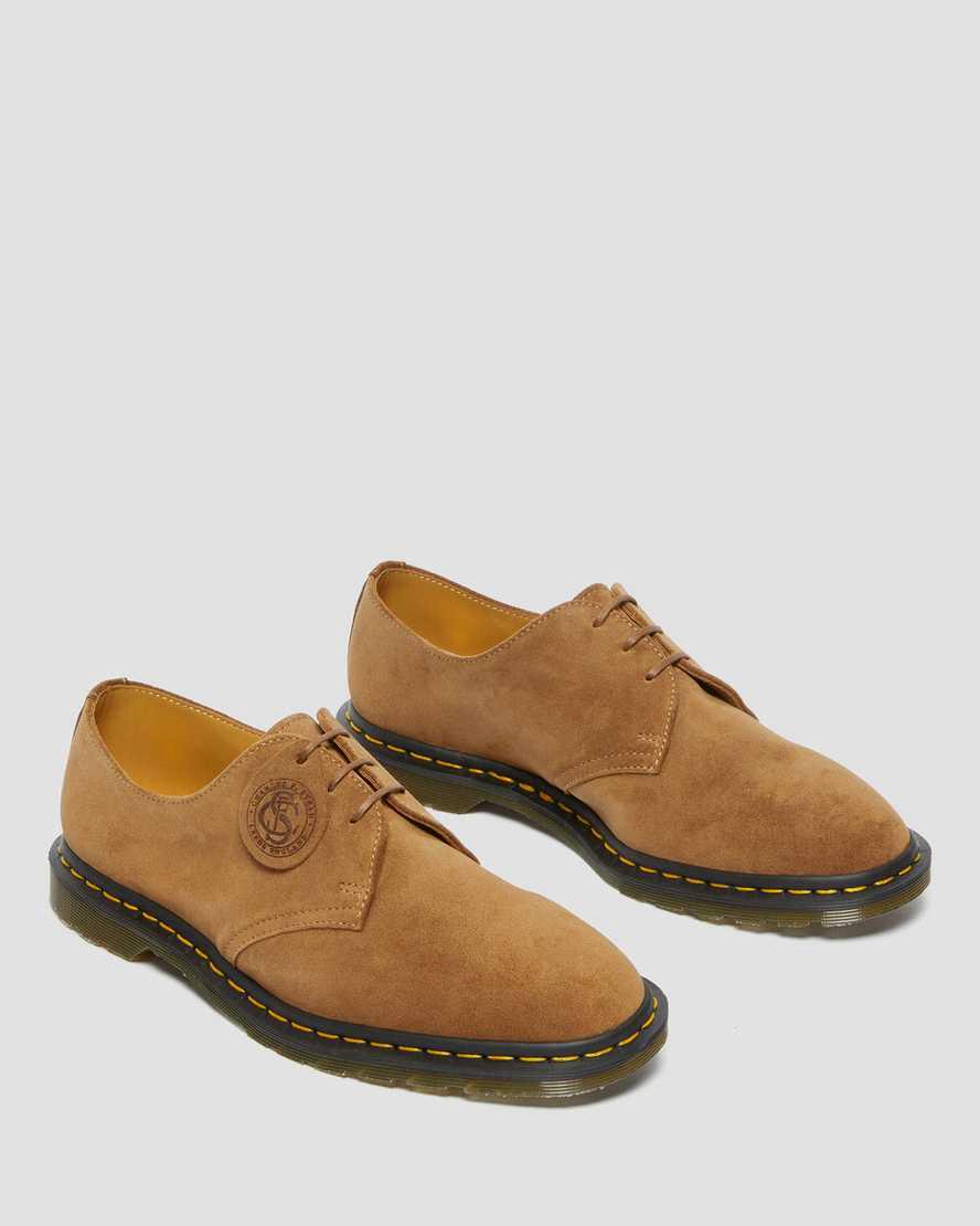 Dr Martens Archie II Made in England Süet Kadın Oxford Ayakkabı Koyu Kahverengi  Türkiye |  27650-KAPL