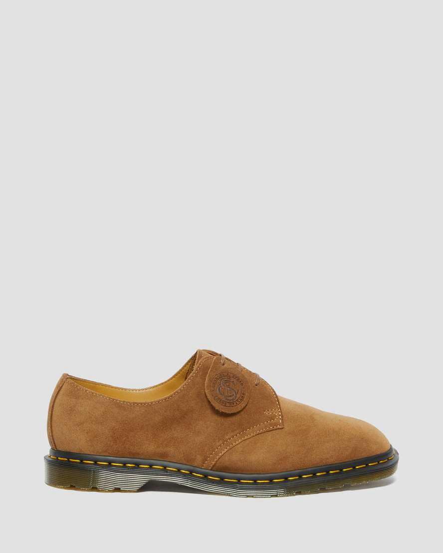 Dr Martens Archie II Made in England Süet Kadın Oxford Ayakkabı Koyu Kahverengi  Türkiye |  27650-KAPL