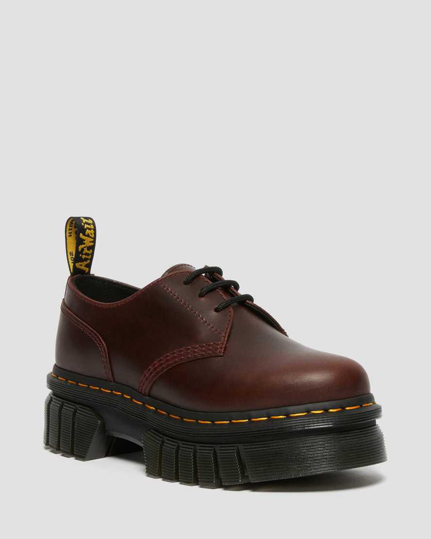 Dr Martens Audrick Brando Deri Kadın Platform Ayakkabı Kahverengi  Türkiye |  85940-YAPO