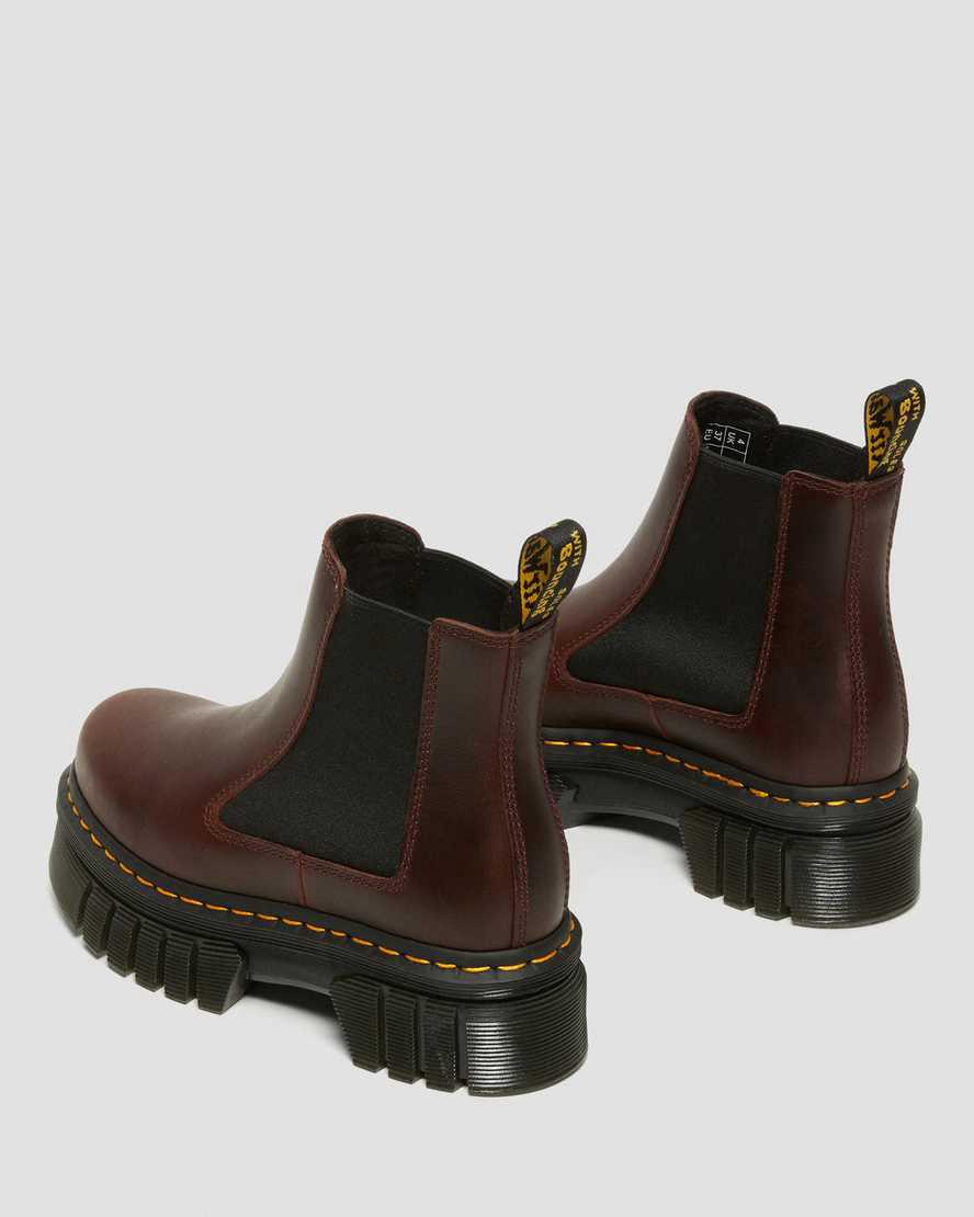 Dr Martens Audrick Brando Deri Platform Kadın Chelsea Bot Kahverengi  Türkiye |  08256-CTUY