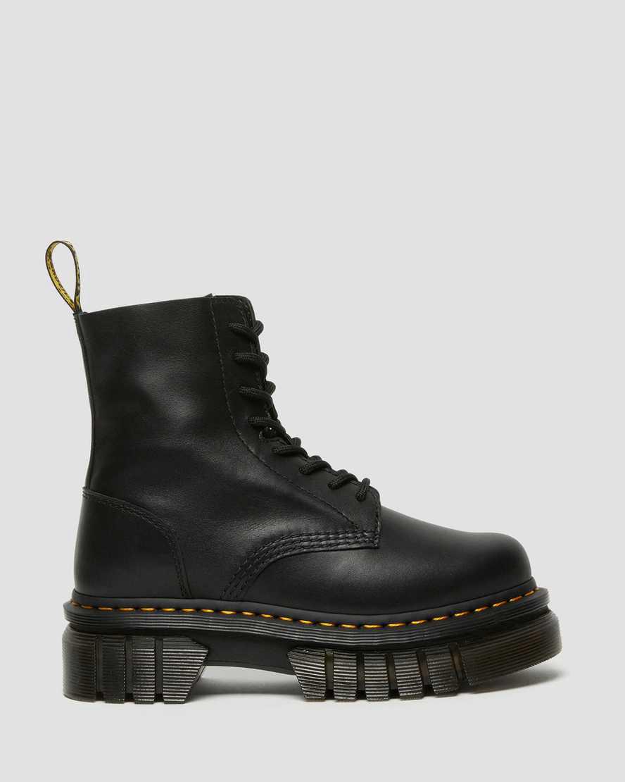 Dr Martens Audrick Nappa Deri Ankle Kadın Kalın Taban Bot Siyah  Türkiye |  25760-CMUO