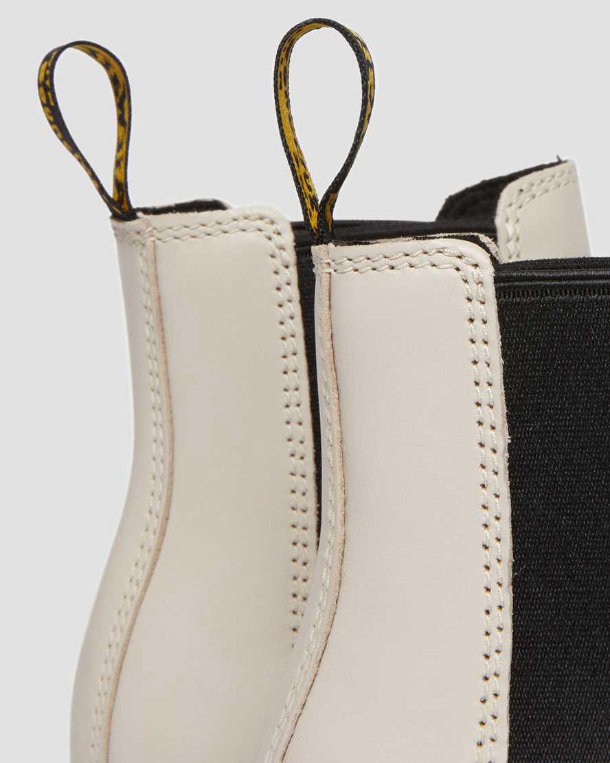 Dr Martens Audrick Nappa Deri Platform Chelsea Kadın Bilek Boy Bot Gri  Türkiye |  79052-ILOK
