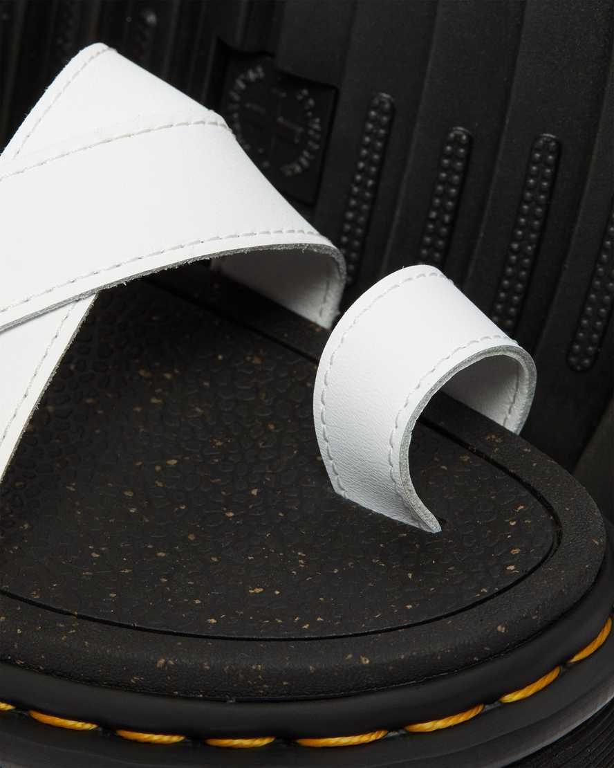 Dr Martens Avry Hydro Deri Askılı Kadın Gladyatör Sandalet Beyaz  Türkiye |  27043-FROY