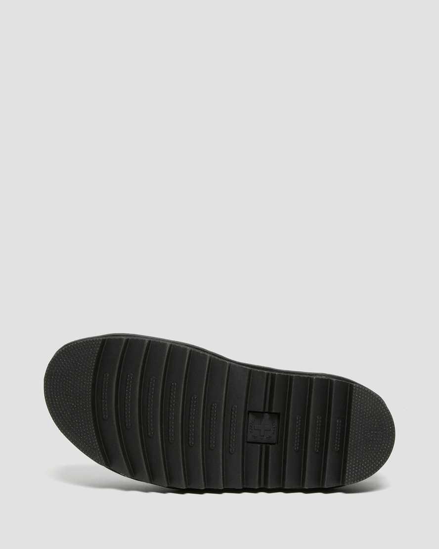 Dr Martens Blaire Brando Deri Askılı Kadın Platform Sandalet Siyah  Türkiye |  25687-GRBE
