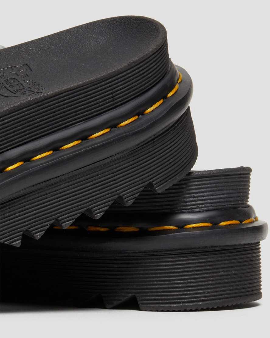 Dr Martens Blaire Flower Tokalı Deri Terlik Kadın Platform Sandalet Beyaz  Türkiye |  17250-LPAO