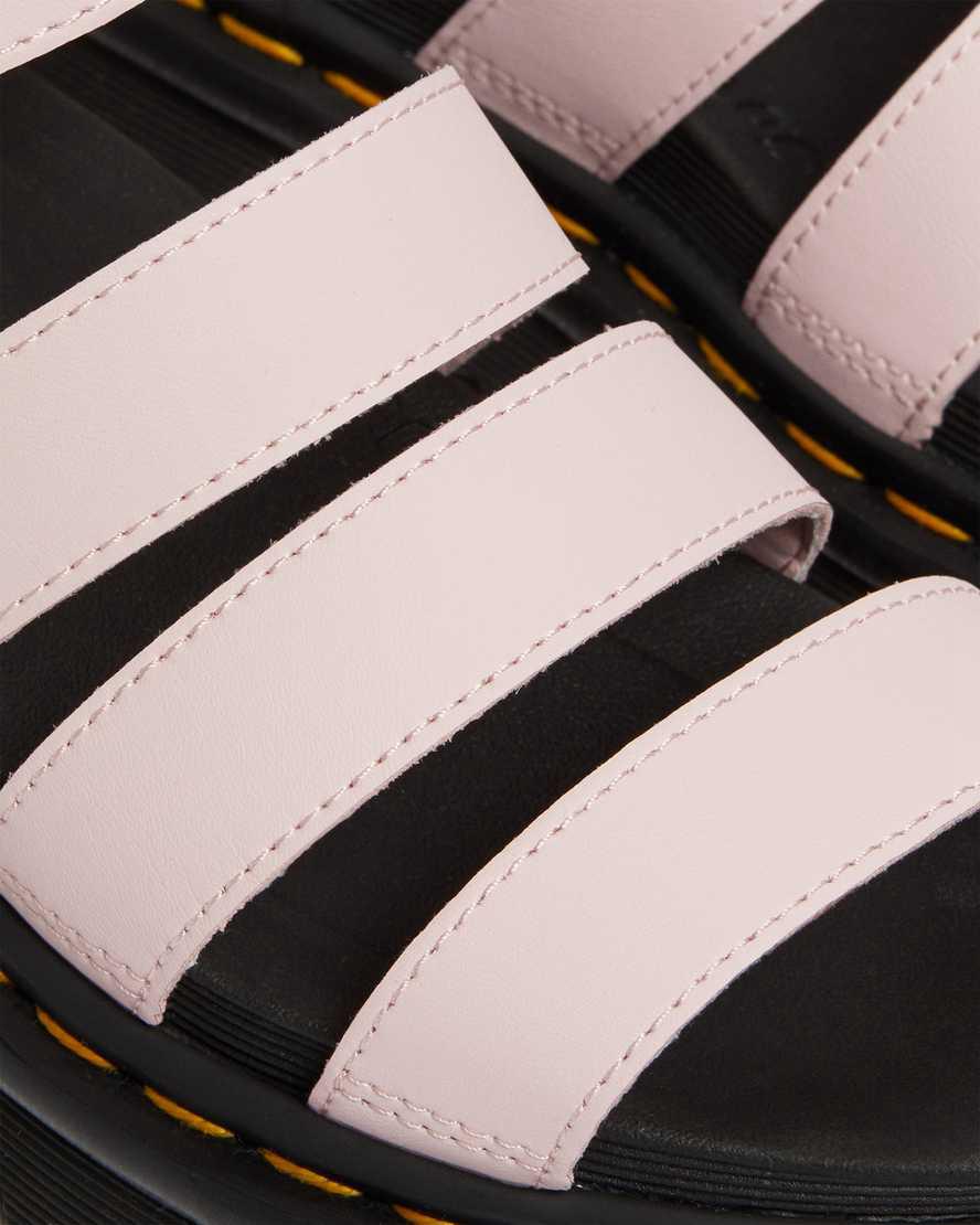 Dr Martens Blaire Hydro Deri Askılı Kadın Gladyatör Sandalet Pembe  Türkiye |  41078-TPHR