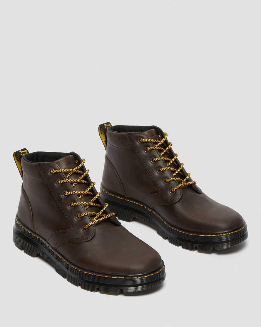 Dr Martens Bonny Deri Erkek Bilek Boy Bot Kahverengi  Türkiye |  06132-KXLR