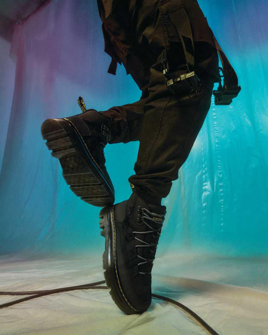 Dr Martens Boury Deri Erkek Günlük Bot Siyah  Türkiye |  05628-BWVU
