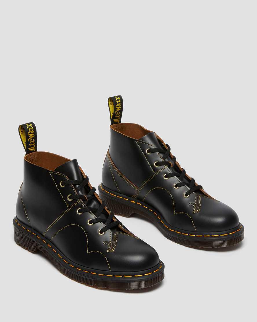 Dr Martens Church Vintage Monkey Erkek Bilek Boy Bot Siyah  Türkiye |  51032-LFJU
