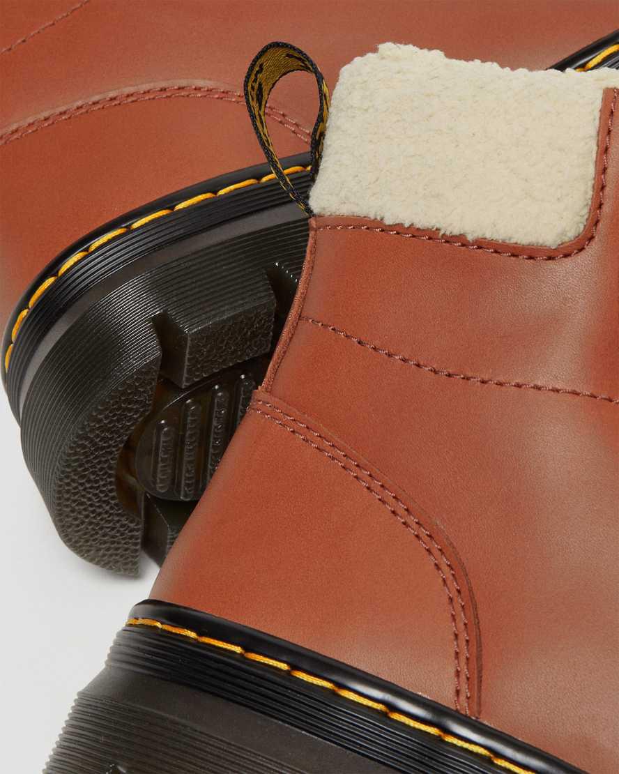 Dr Martens Combs Faux Fur-Astar Kadın Bilek Boy Bot Kahverengi  Türkiye |  85461-FEHM