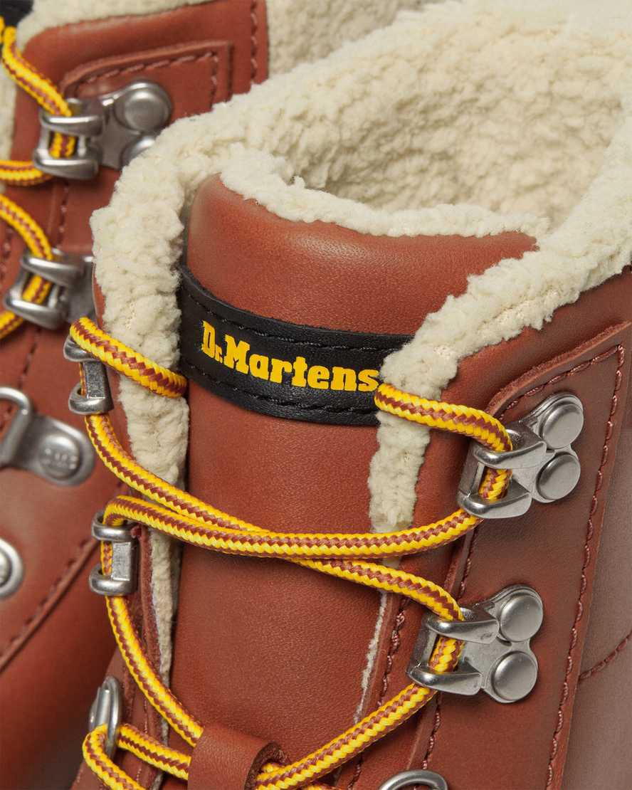 Dr Martens Combs Faux Fur-Astar Kadın Bilek Boy Bot Kahverengi  Türkiye |  85461-FEHM
