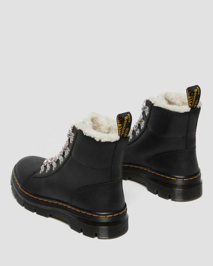 Dr Martens Combs Faux Shearling Astar Kadın Bilek Boy Bot Siyah  Türkiye |  15069-OEDK