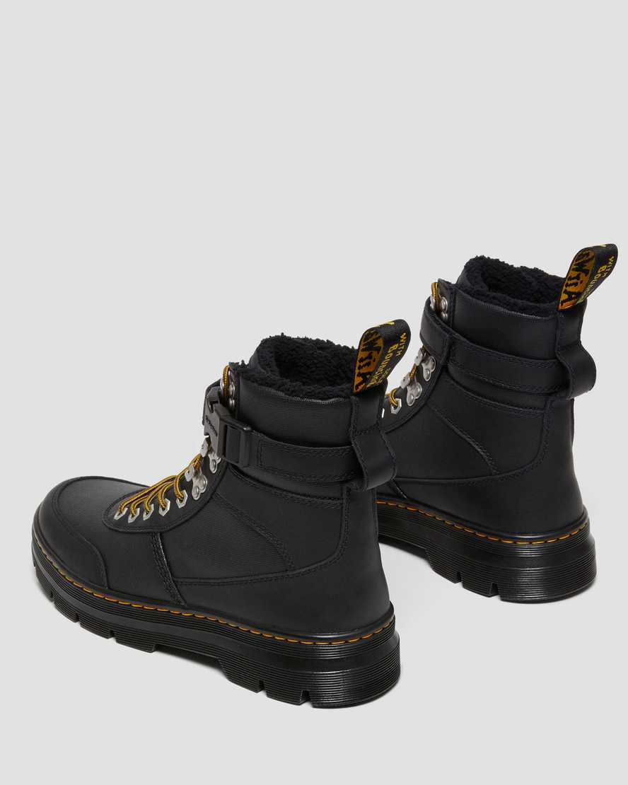 Dr Martens Combs Tech Faux Fur-Astar Erkek Bilek Boy Bot Siyah  Türkiye |  69508-DOBK