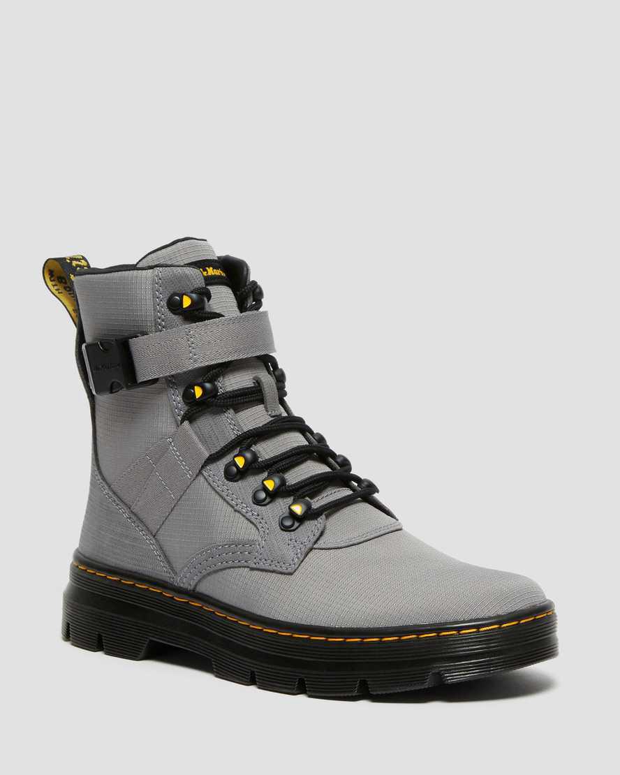 Dr Martens Combs Tech II Poly Kadın Bilek Boy Bot Gri  Türkiye |  82496-XNKM