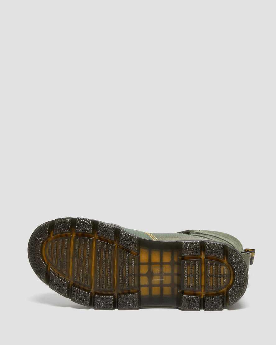 Dr Martens Combs Tech Milled Nappa & Süet Erkek Bilek Boy Bot Haki Yeşil  Türkiye |  34905-GWBJ