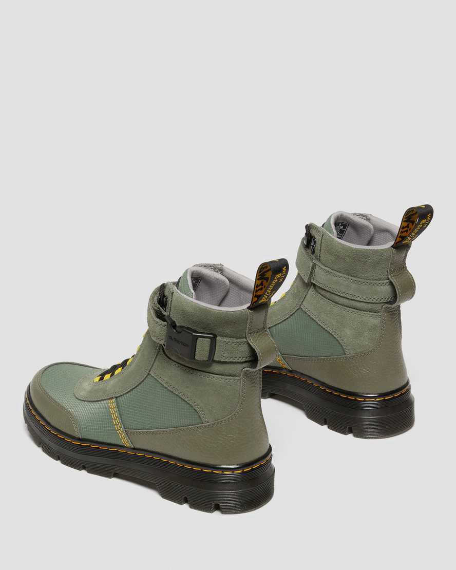 Dr Martens Combs Tech Milled Nappa & Süet Kadın Günlük Bot Haki Yeşil  Türkiye |  79025-MBWL