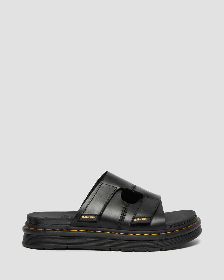 Dr Martens Daxton Deri Kadın Terlik Siyah  Türkiye |  53284-UOCX