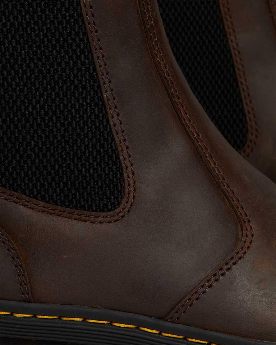 Dr Martens Embury Crazy Horse Deri Gündelik Kadın Chelsea Bot Kahverengi  Türkiye |  21930-HJQM