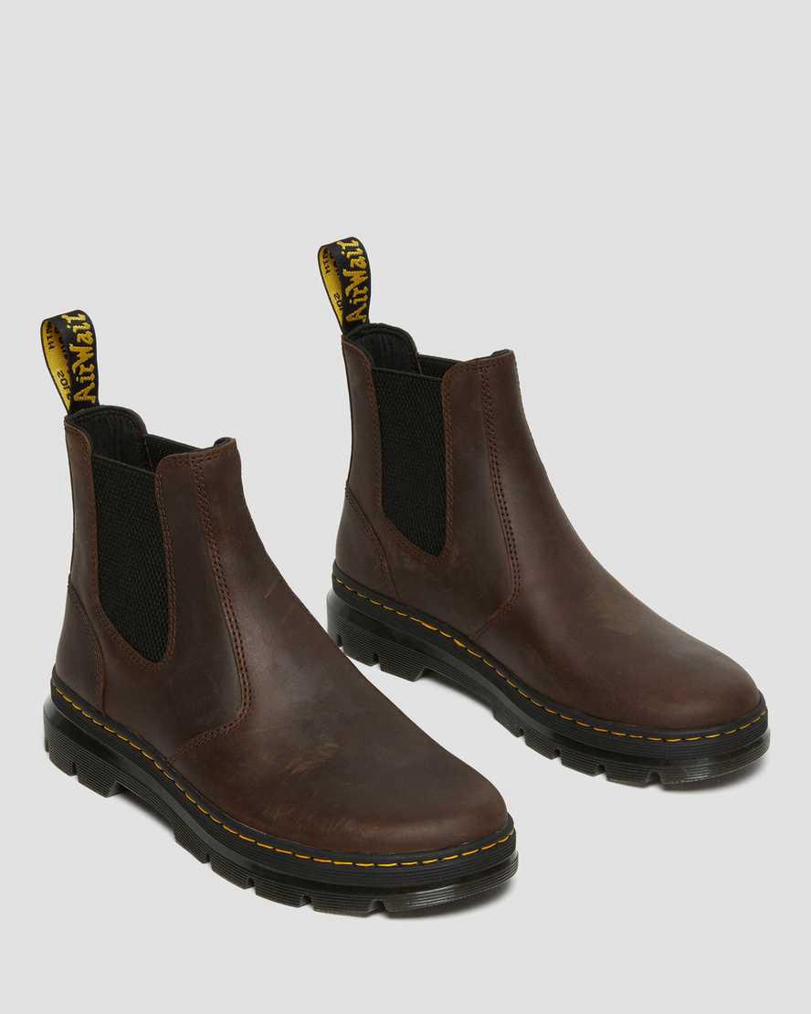 Dr Martens Embury Crazy Horse Deri Gündelik Kadın Chelsea Bot Kahverengi  Türkiye |  21930-HJQM