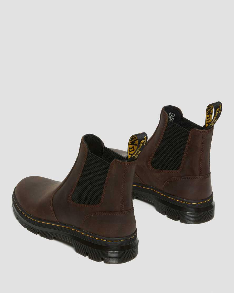 Dr Martens Embury Crazy Horse Deri Gündelik Kadın Chelsea Bot Kahverengi  Türkiye |  21930-HJQM