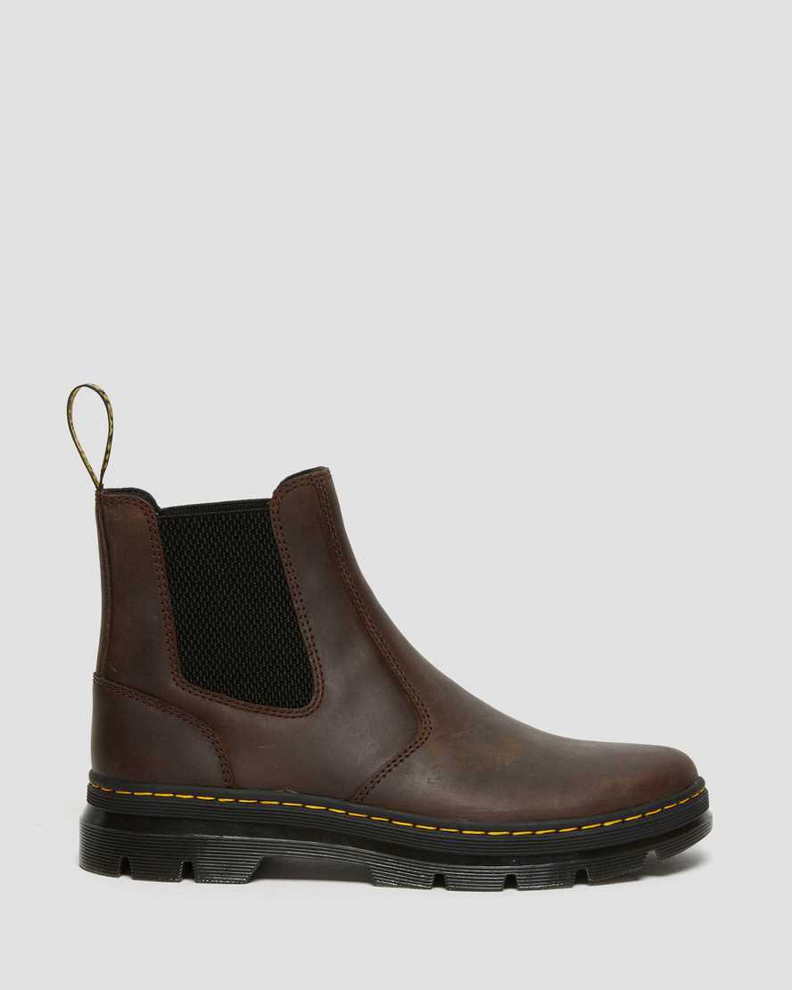 Dr Martens Embury Crazy Horse Deri Gündelik Kadın Chelsea Bot Kahverengi  Türkiye |  21930-HJQM