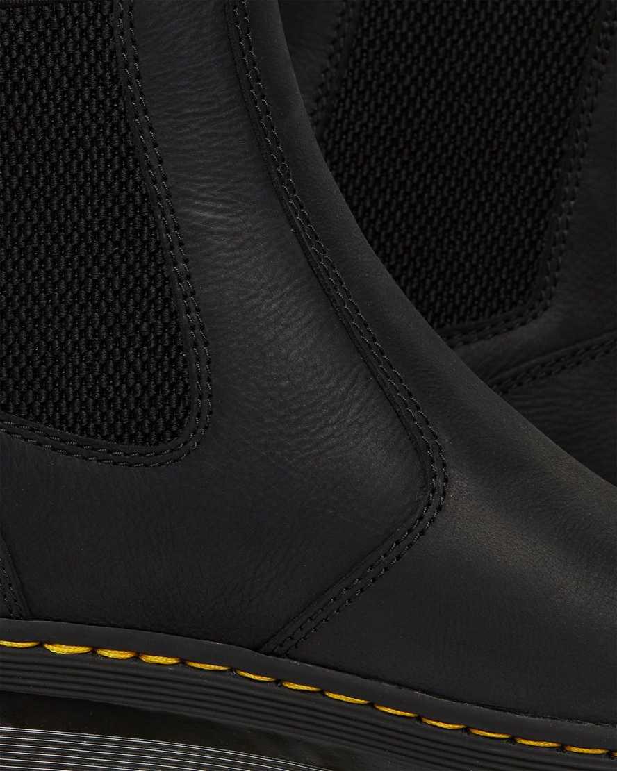 Dr Martens Embury Deri Chelsea Kadın Günlük Bot Siyah  Türkiye |  89243-EYUQ