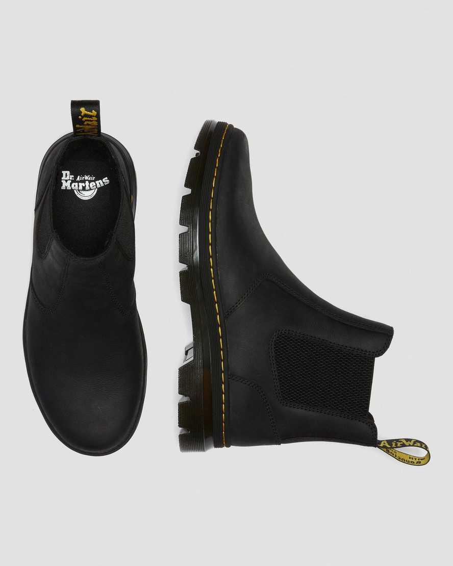 Dr Martens Embury Deri Chelsea Kadın Günlük Bot Siyah  Türkiye |  89243-EYUQ