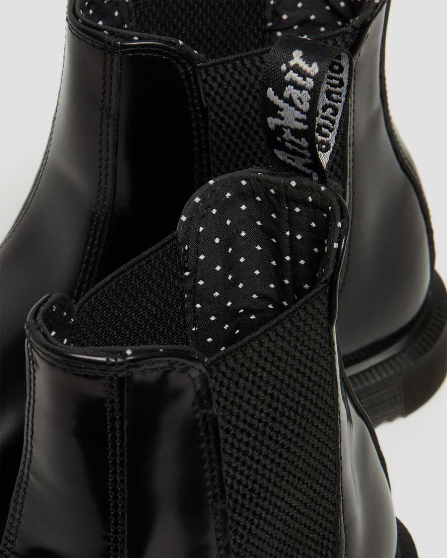 Dr Martens Flora Smooth Deri Kadın Chelsea Bot Siyah  Türkiye |  58269-SWXL