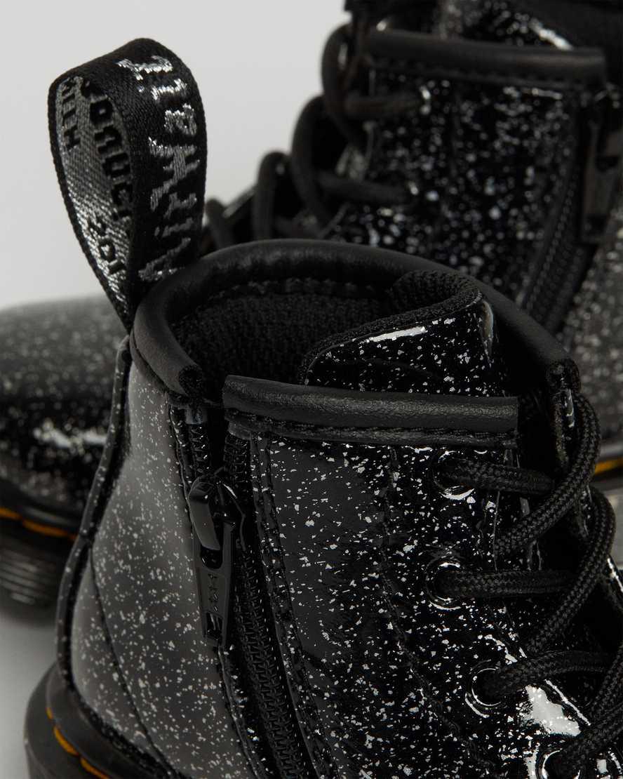 Dr Martens Infant 1460 Glitter Çocuk Bilek Boy Bot Siyah  Türkiye |  92637-EFBN
