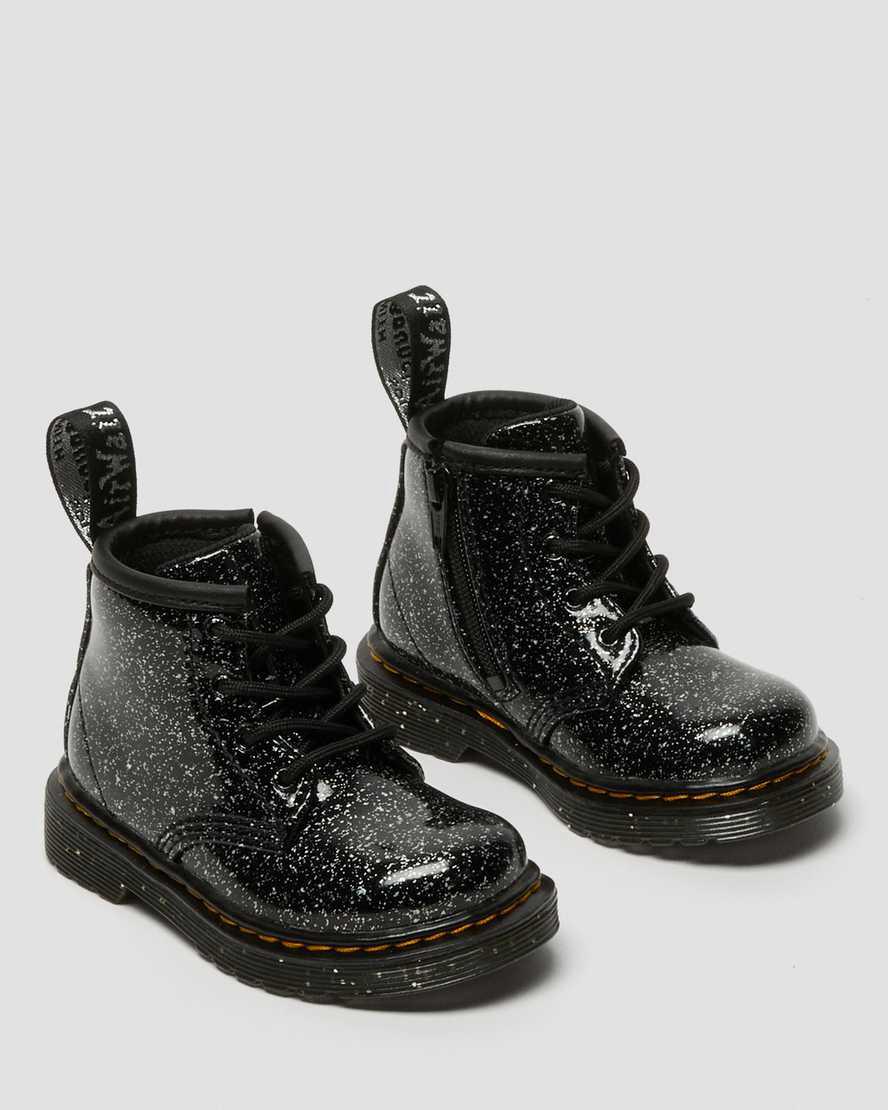 Dr Martens Infant 1460 Glitter Çocuk Bilek Boy Bot Siyah  Türkiye |  92637-EFBN
