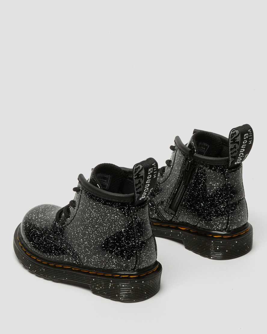 Dr Martens Infant 1460 Glitter Çocuk Bilek Boy Bot Siyah  Türkiye |  92637-EFBN