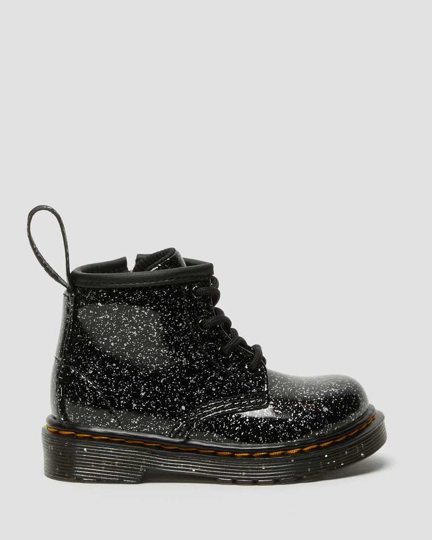 Dr Martens Infant 1460 Glitter Çocuk Bilek Boy Bot Siyah  Türkiye |  92637-EFBN