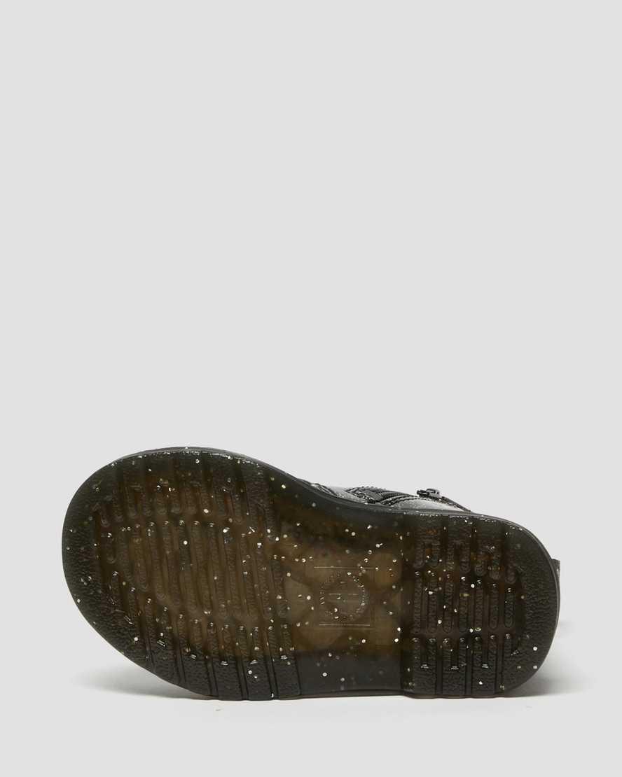 Dr Martens Infant 1460 Glitter Çocuk Bilek Boy Bot Siyah  Türkiye |  92637-EFBN