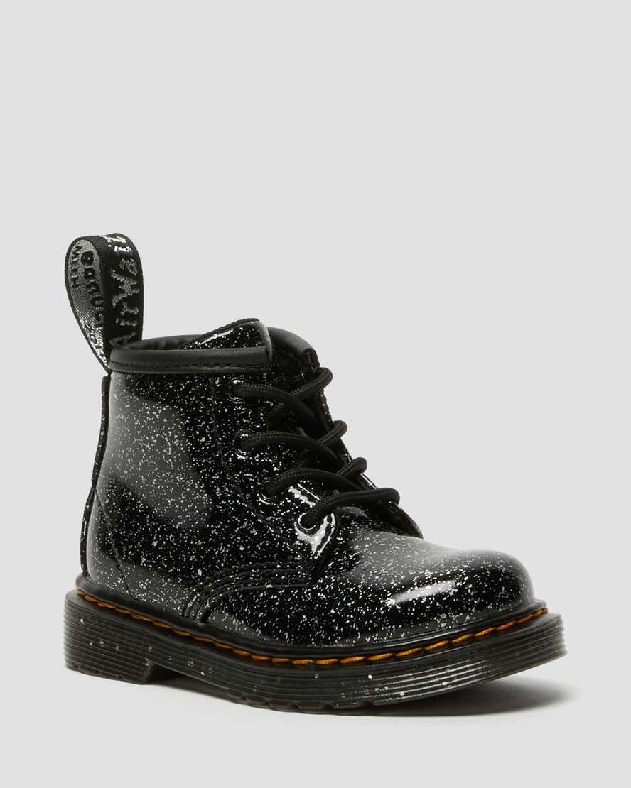 Dr Martens Infant 1460 Glitter Çocuk Bilek Boy Bot Siyah  Türkiye |  92637-EFBN