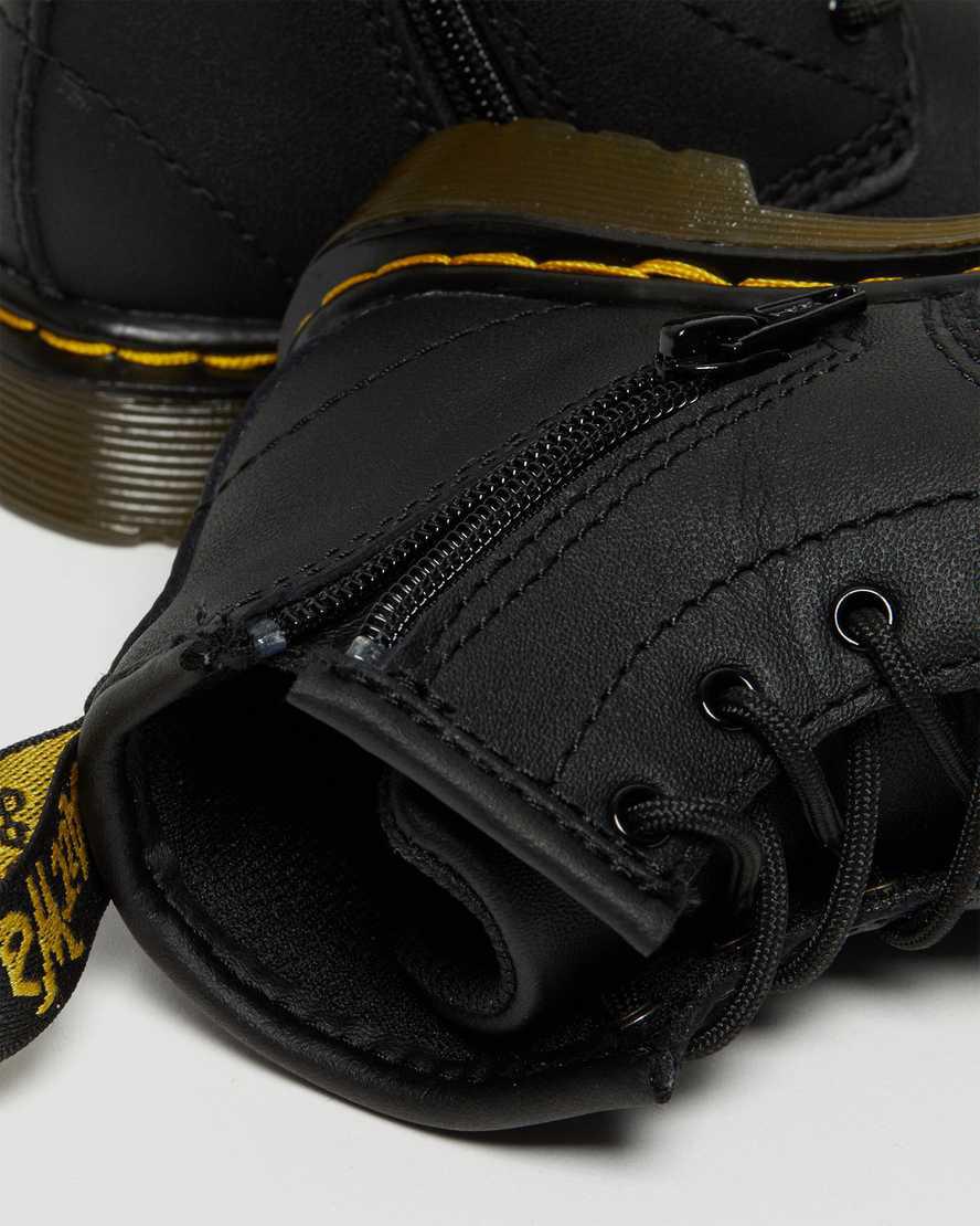 Dr Martens Infant 1460 Softy T Deri Çocuk Bağcıklı Bot Siyah  Türkiye |  38147-NERH