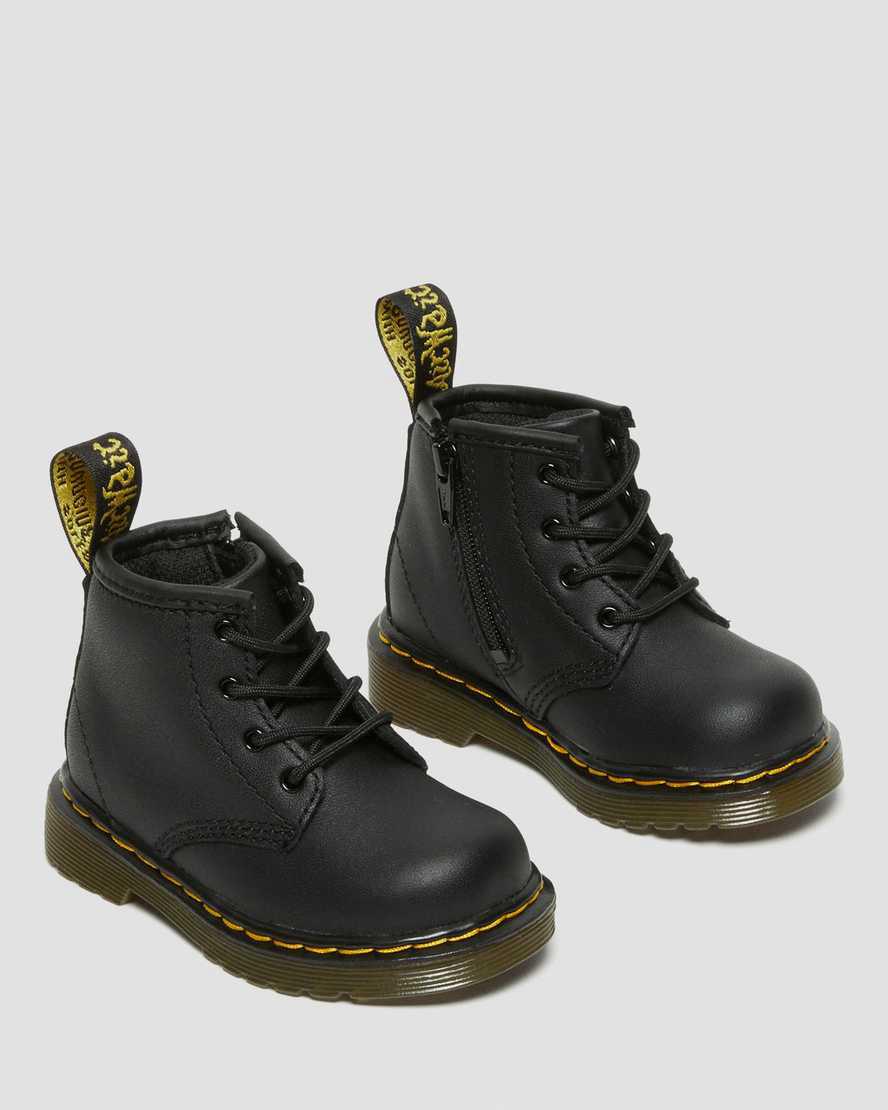 Dr Martens Infant 1460 Softy T Deri Çocuk Bağcıklı Bot Siyah  Türkiye |  38147-NERH