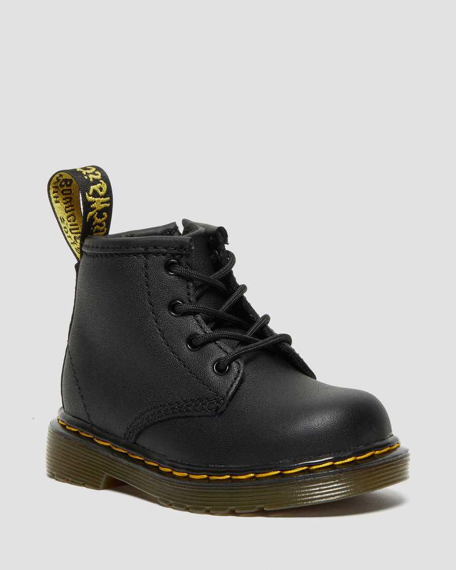 Dr Martens Infant 1460 Softy T Deri Çocuk Bağcıklı Bot Siyah  Türkiye |  38147-NERH