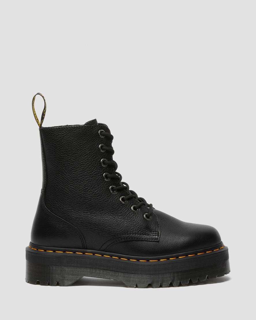 Dr Martens Jadon Boot III Pisa Deri Platforms Erkek Bilek Boy Bot Siyah  Türkiye |  78521-YSUZ