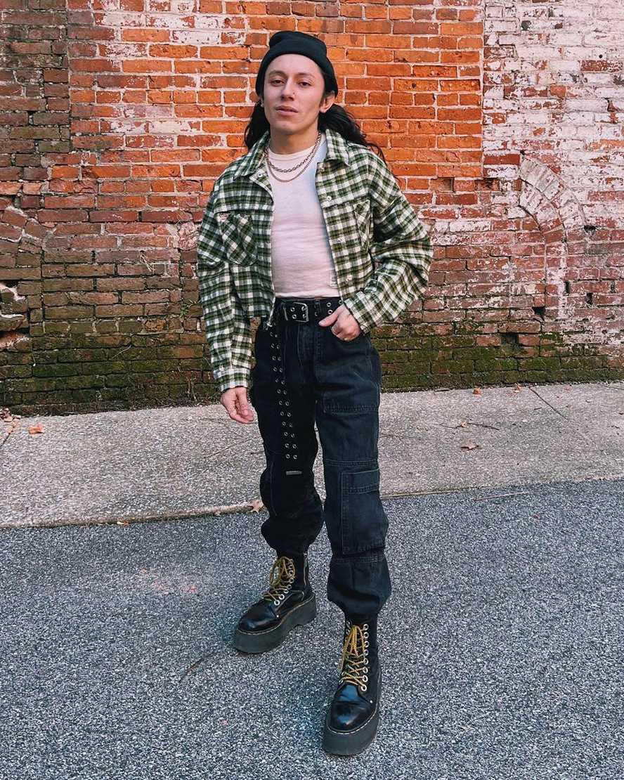 Dr Martens Jadon Max Boot Platforms Kadın Bilek Boy Bot Siyah  Türkiye |  93721-GUJP