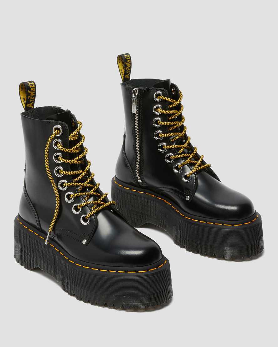Dr Martens Jadon Max Boot Platforms Kadın Bilek Boy Bot Siyah  Türkiye |  93721-GUJP