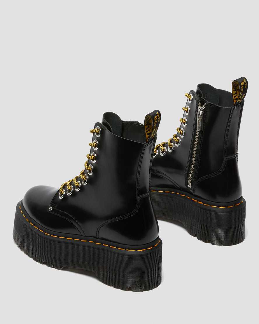 Dr Martens Jadon Max Boot Platforms Kadın Bilek Boy Bot Siyah  Türkiye |  93721-GUJP