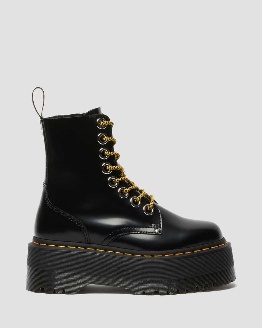 Dr Martens Jadon Max Boot Platforms Kadın Bilek Boy Bot Siyah  Türkiye |  93721-GUJP