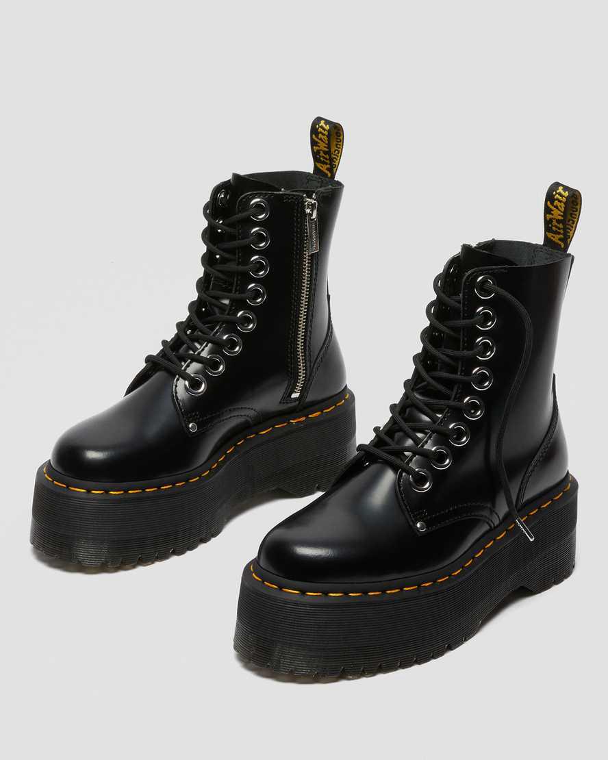 Dr Martens Jadon Max Boot Platforms Kadın Bilek Boy Bot Siyah  Türkiye |  93721-GUJP