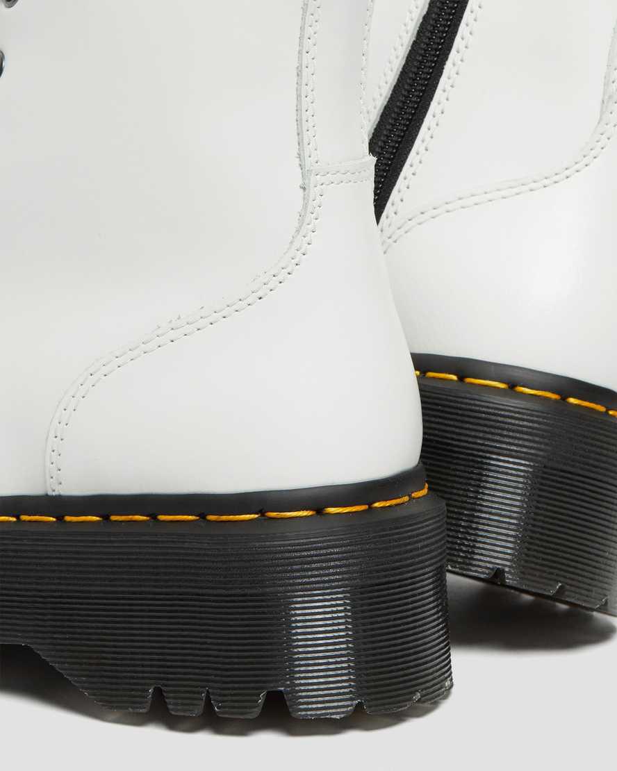 Dr Martens Jadon  Türkiye |  Platform Official Erkek Bilek Boy Bot Beyaz  Türkiye |  76108-TIMU