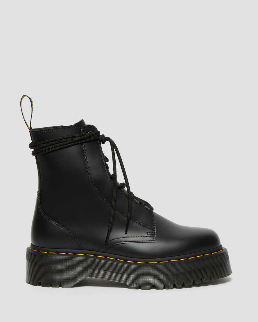 Dr Martens Jarrick Smooth Deri Kadın Kalın Taban Bot Siyah  Türkiye |  21930-QZAH