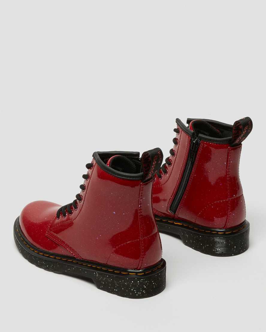 Dr Martens Junior 1460 Glitter Çocuk Bağcıklı Bot Kırmızı  Türkiye |  10964-USLP