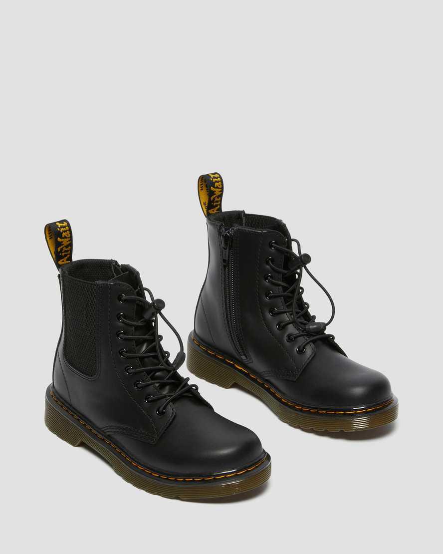Dr Martens Junior 1460 Harper Deri Çocuk Bot Siyah  Türkiye |  36054-JPBX