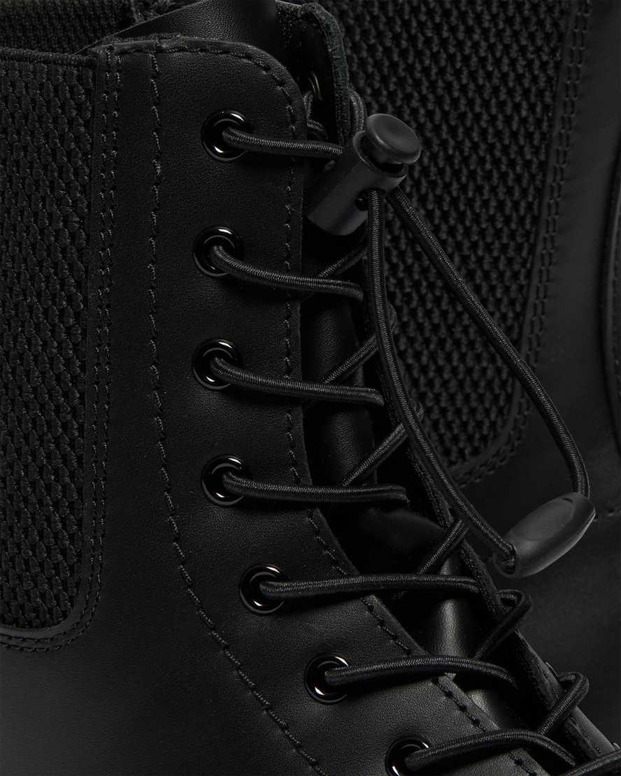 Dr Martens Junior 1460 Harper Deri Çocuk Bot Siyah  Türkiye |  36054-JPBX